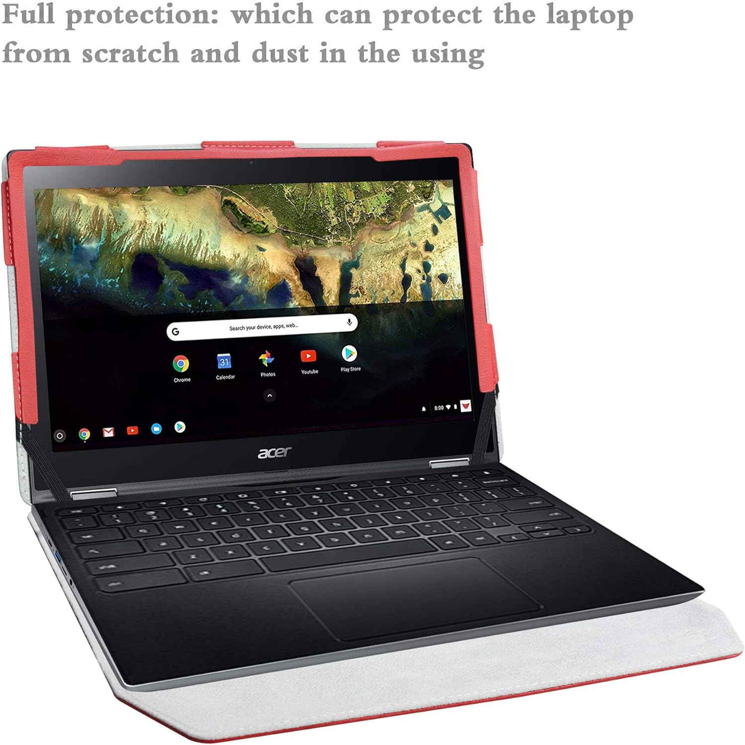 Husa laptop 11.6 inch rosu 29.6x20.6x1.99cm set 1 buc