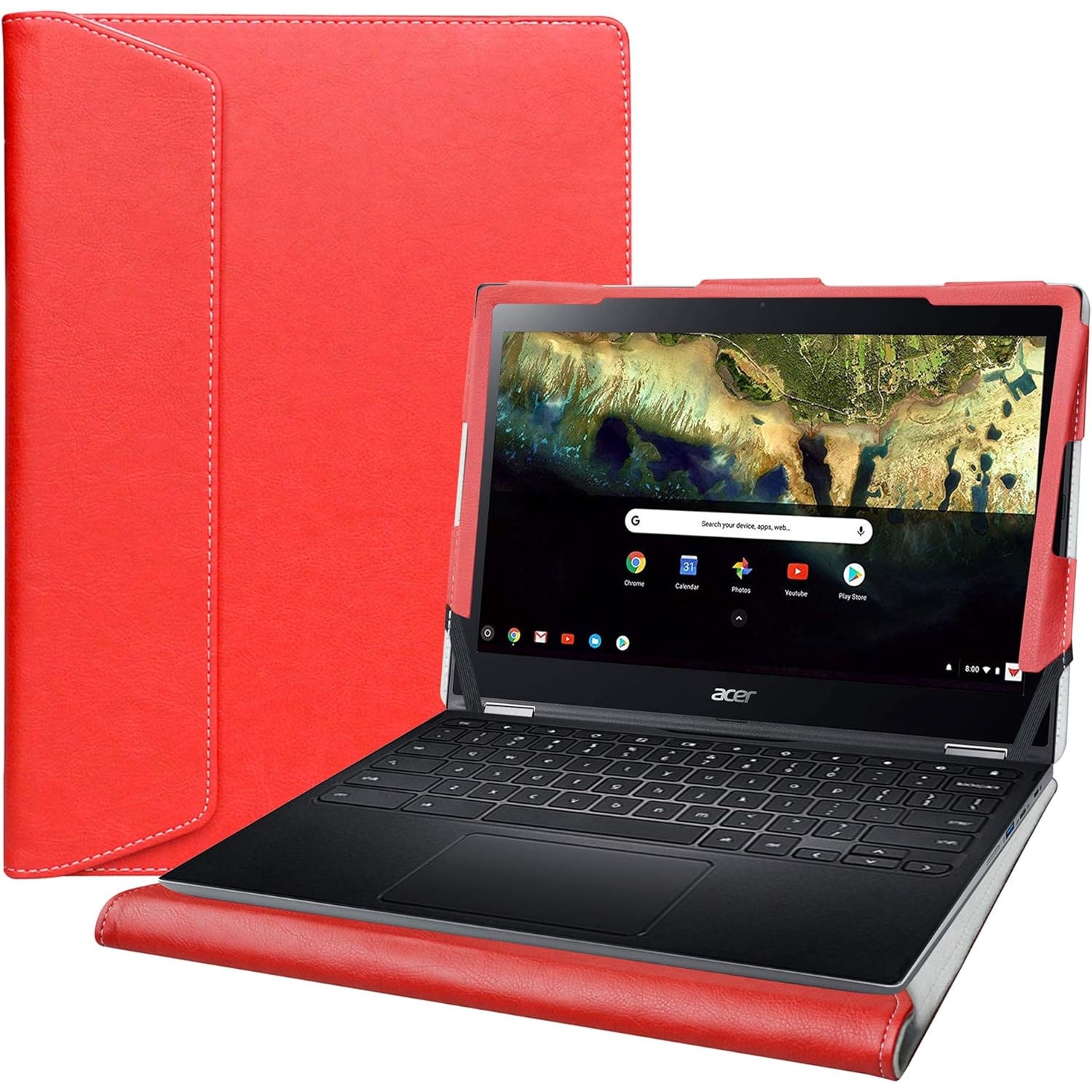 Husa laptop 11.6 inch rosu 29.6x20.6x1.99cm set 1 buc