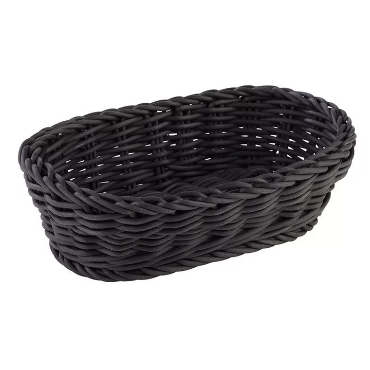 Cos servire polyrattan 19x12cm