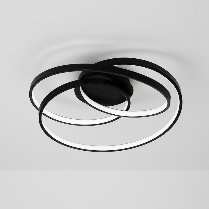 Eko-Light Turner mennyezeti lámpa, fekete, 13.5cm, LED 32W 4000K
