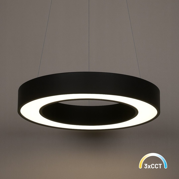 Висяща лампа Eko-Light Union черна 40W LED 40см