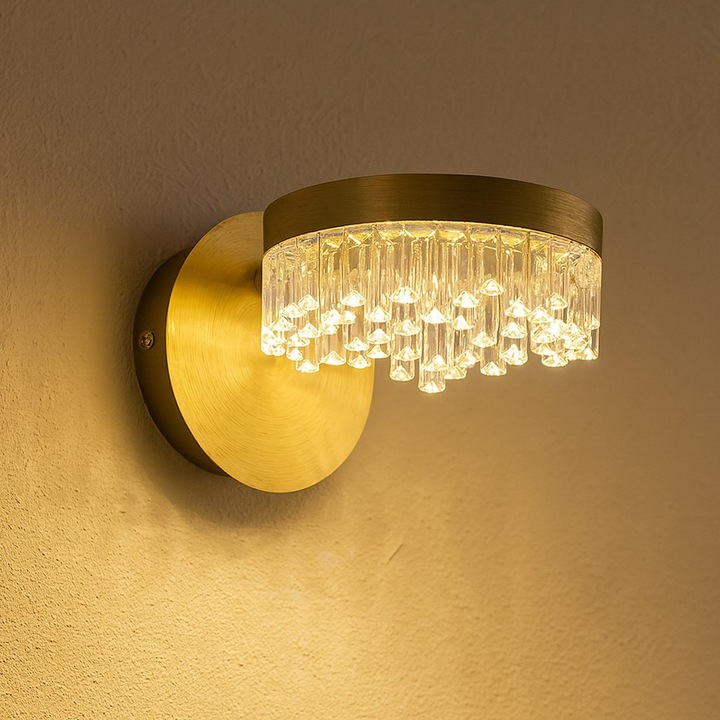 Aplica Milagro Preciosa arany 12cm LED 4W 4000K