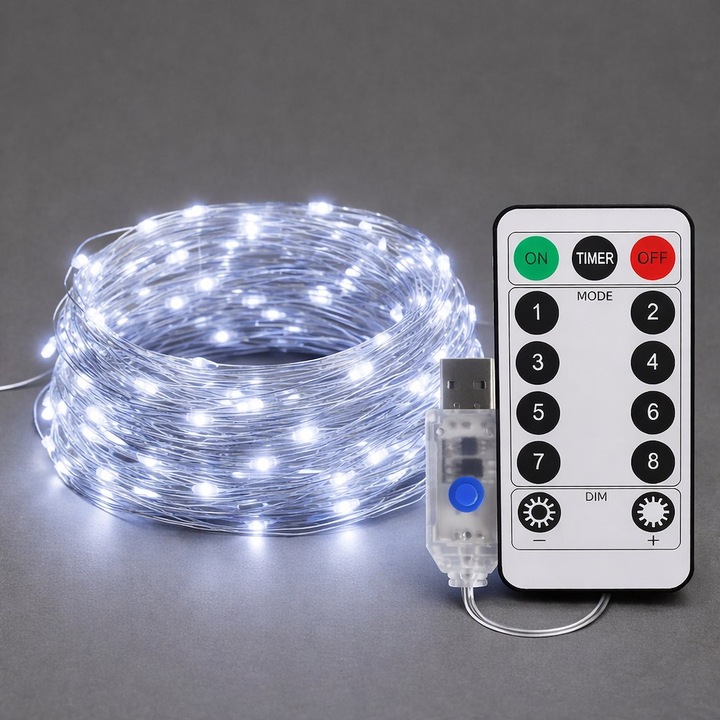 Eko-Light fényfüggöny 300x300cm RGB USB távirányítóval
