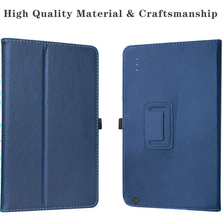 Sötétkék tablettok 25.91x17.27x1.52cm fedéllel