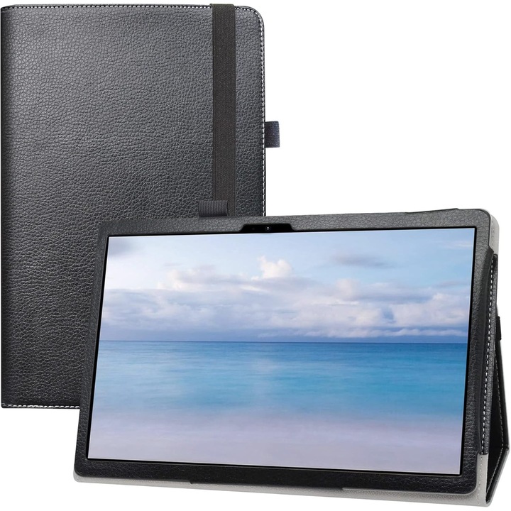 Fekete tablet tok fedéllel 24.2x16.8x0.87cm