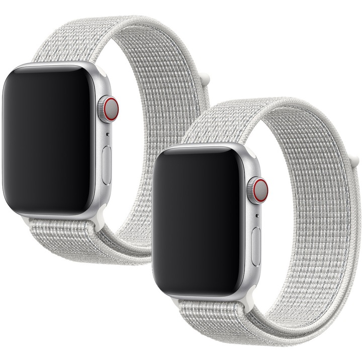 Set 2 curele smartwatch gri 42x44x45x46x49mm