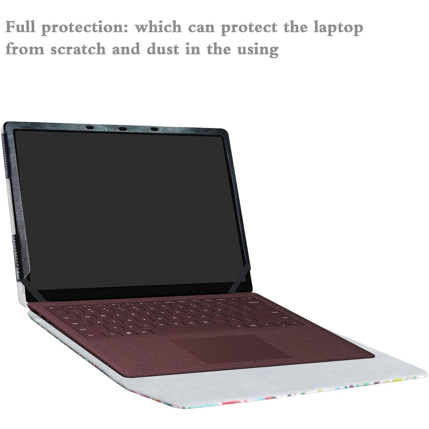 Husa laptop 13,5 inch, copac, inchidere, negru