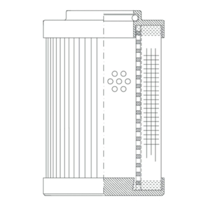 WIX Filters D41B05FV hidraulika szűrő, fehér