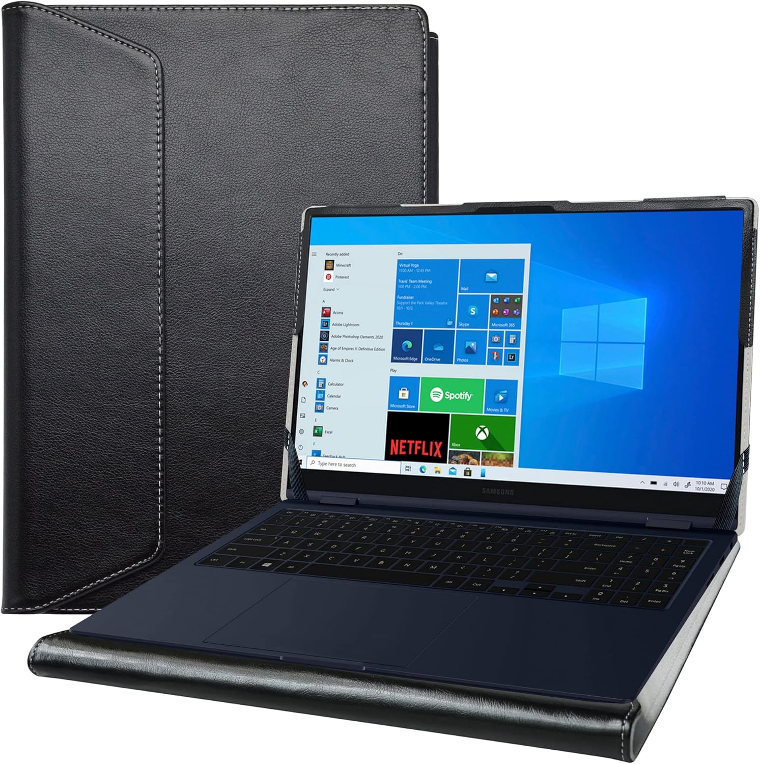 Husa laptop 15,6 inch, neagra, 35,5x22,8x1,2cm