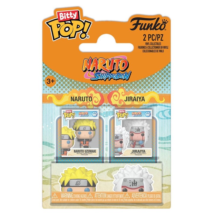 Figurakészlet Funko Naruto Jiraiya többszínű 2x2cm