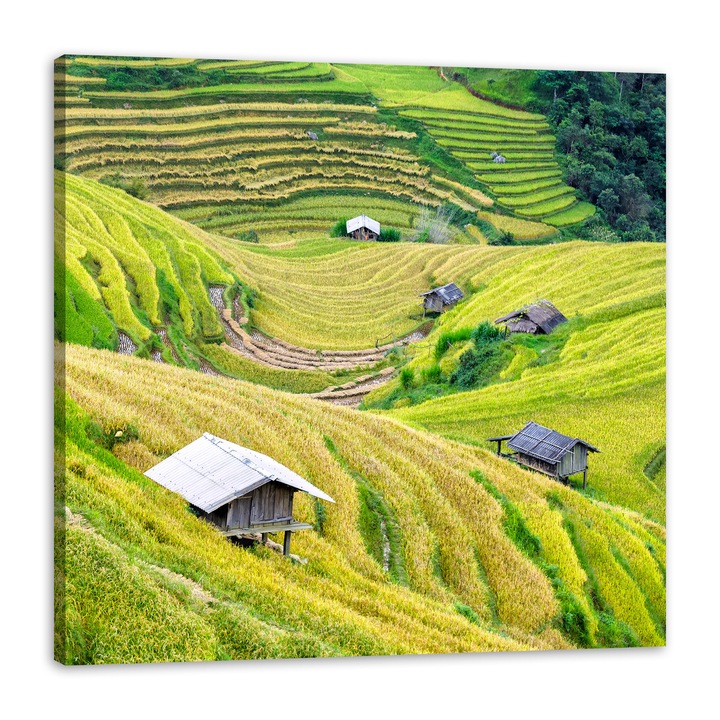 Картина върху платно, Природа, 90x90см, текстурирана, UV устойчива