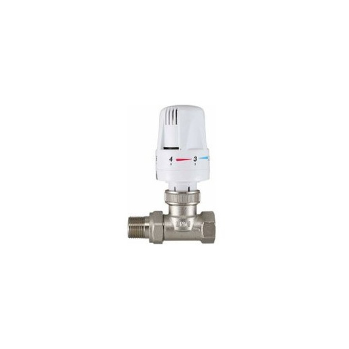 Supapa termostatica calorifer DN15 cupru alb 1.6MPa