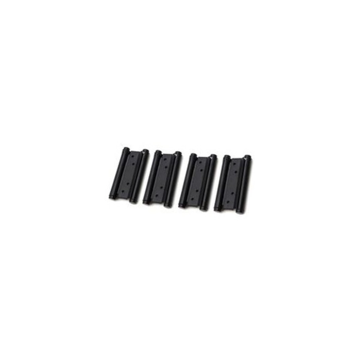 Set 2 balamale duble actionare, otel inoxidabil negru, 76mm, 20-31mm, 22kg