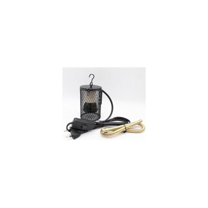 Lampa ceramica incalzire terrariu 100W, rezistenta umiditate, 10.000-20.000h, alba, 220-230V