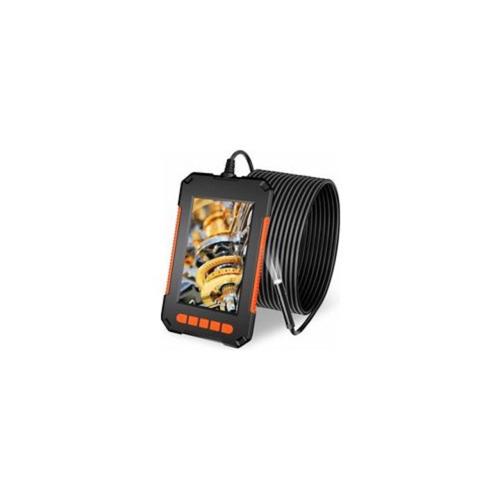 Camera endoscopica HD 1080P, ecran LCD 4.3 inch, cablu 10m, rezistenta la apa, vizibilitate nocturna, IP67