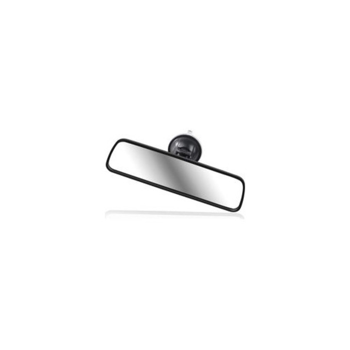 Oglinda auto universala, ventuza, 200x60mm, negru