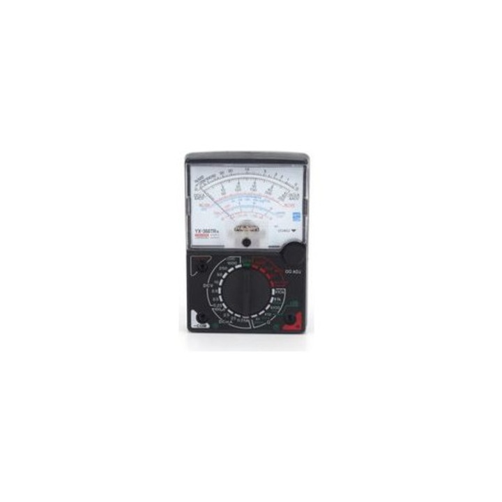 Multimetru analogic, tester AC DC, voltmetru, ampermetru, ohmmetru, negru, 152x100x38mm