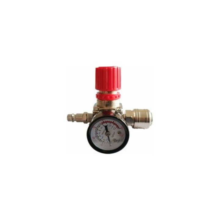 Légkompresszor nyomáskapcsoló 1/4", műanyag ötvözet, 105x80x67mm, 180psi