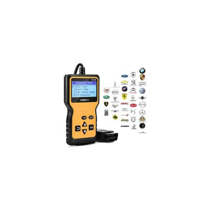 Scanner diagnostic auto OBD2, ecran color 2.8 inch, multilingv, universal