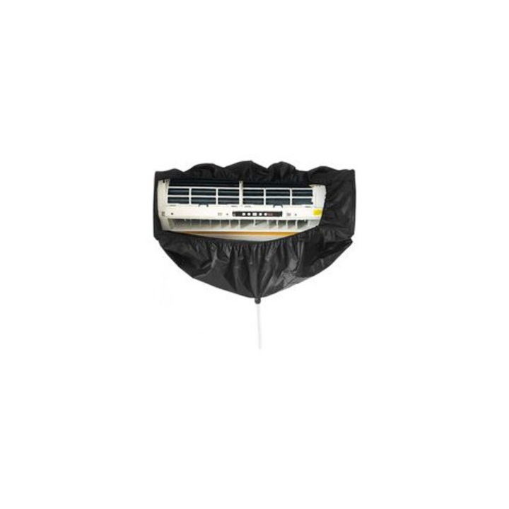 Husa protectie curatare aparat aer conditionat montat pe perete, 2.5m furtun scurgere, impermeabila, universala