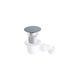 Capac scurgere dus 115mm, plastic, crom, usor de curatat