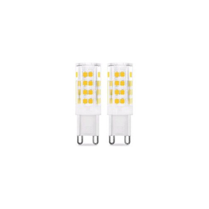 Bec LED G9 5W 6000K 450LM kerámia 15.5x49.5mm szett 6 db