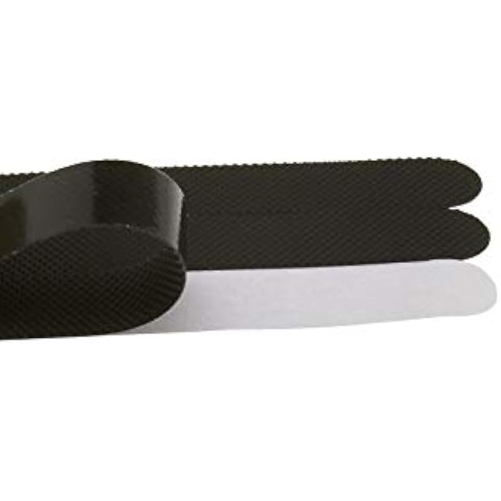 Fekete csúszásgátló szalag 38x2x0.08cm, 18 db-os készlet fürdőszobába és lépcsőre