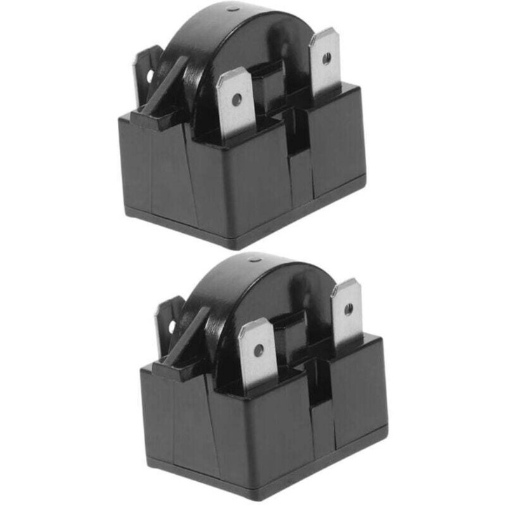 Releu pornire compresor frigider set 2 piese negru 4.7cm