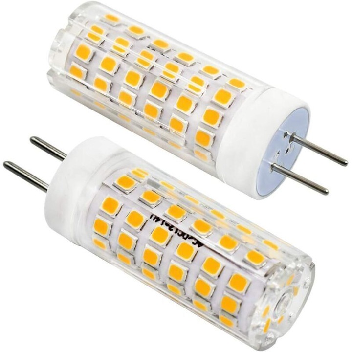 4 db LED GY6.35 izzó készlet 9W meleg fehér 3000K 900lm 220V 30x30x30cm