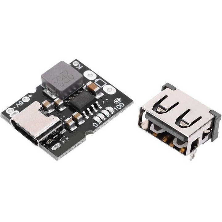 Modul incarcare baterie 5V 2A cu port USB tip C, 4.2V, 5.5V input