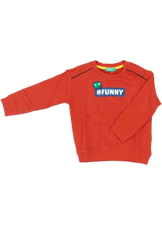 Benetton piros pulover fiuknak, Piros