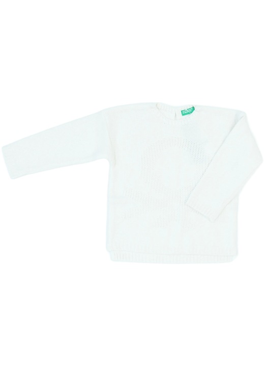 Benetton, Kotott pulover lanyoknak, Fehér