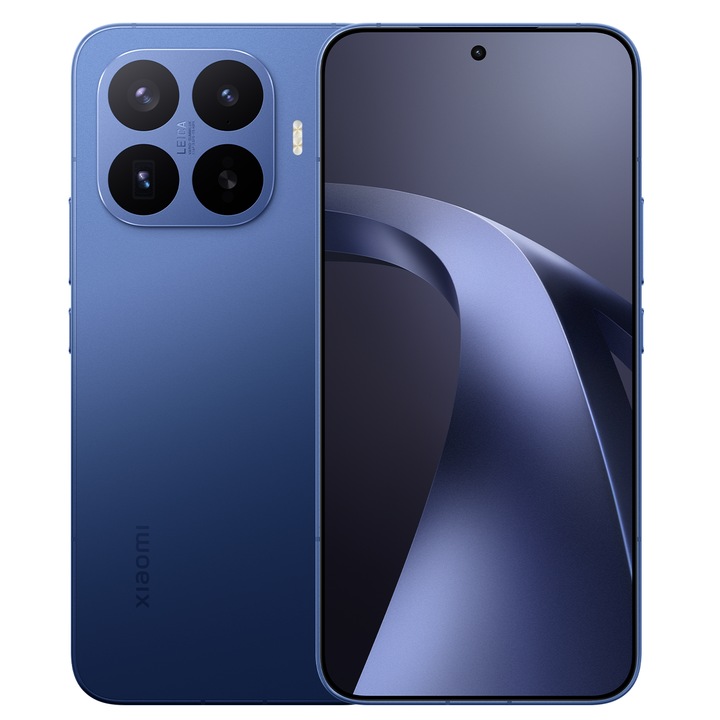 Xiaomi 17T Pro Mobiltelefon, 12 GB RAM, 512 GB ROM, Mélykék + szőtt pántos gyűrűtartó