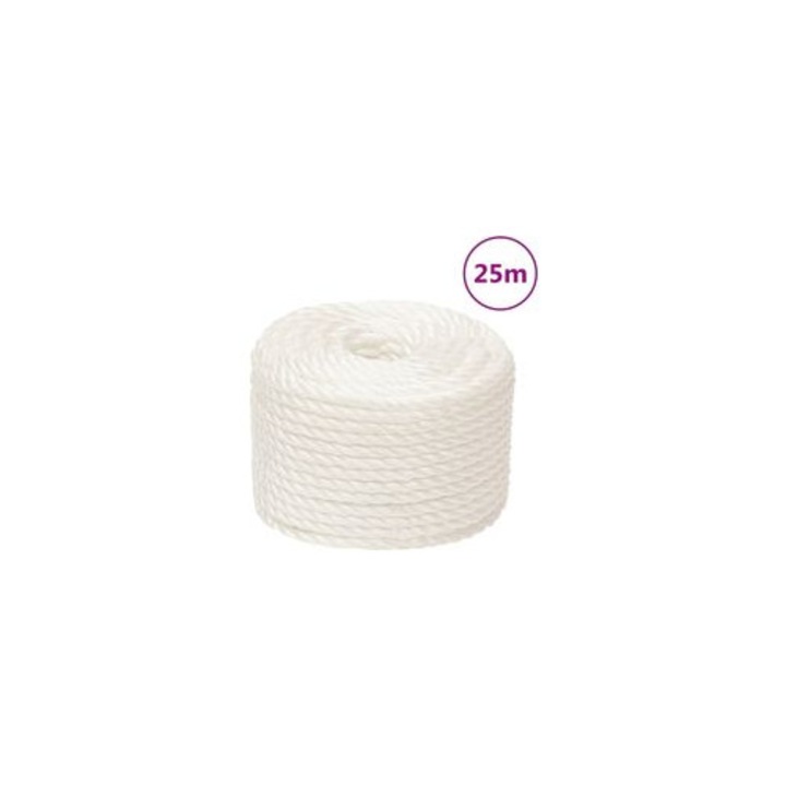 Fehér munkakötél 14mm 50m polipropilén