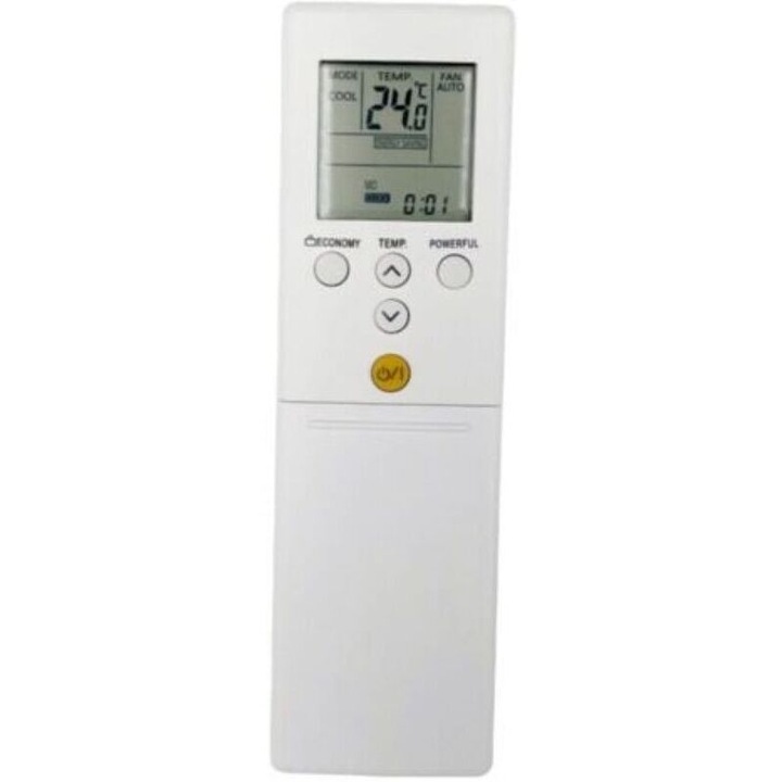 Telecomanda universala aparat aer conditionat, dual display, rezistenta, neagra