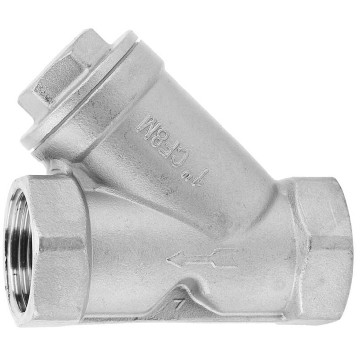 Filtru Y inox 304, filet interior 1 inch, rezistent