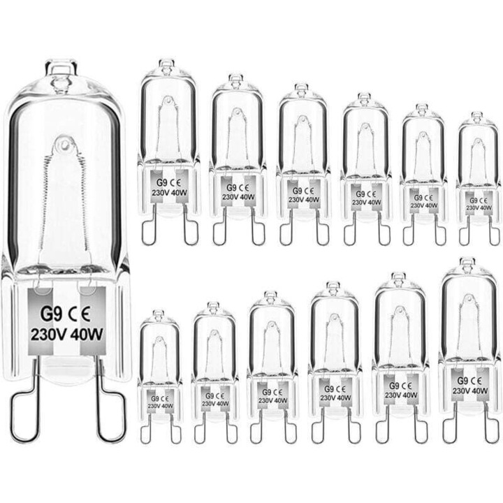 Halogén izzók G9 40W 2700K 4x1.2cm 12 db-os készlet