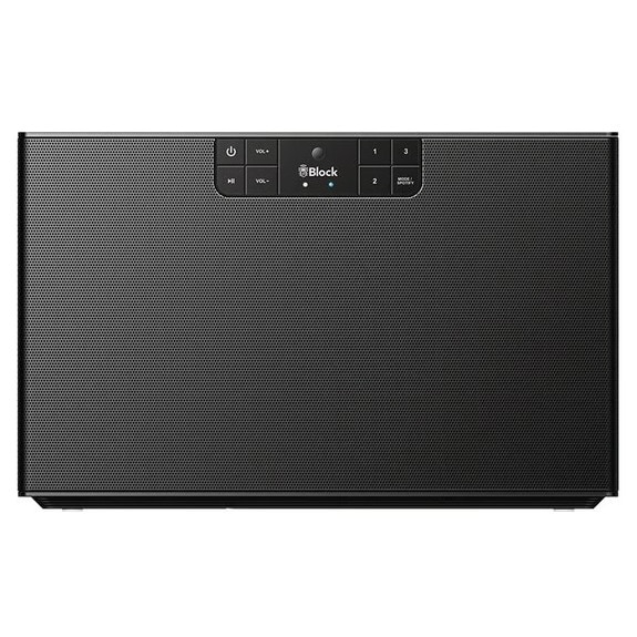 Boxa Block C (control vocal Alexa, radio, Bluetooth, WiFi, Spotify, DLNA, UPnP, USB, AUX), neagra
