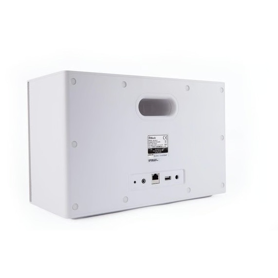 Boxa Block C (control vocal Alexa, radio, Bluetooth, WiFi, Spotify, DLNA, UPnP, USB, AUX), alba