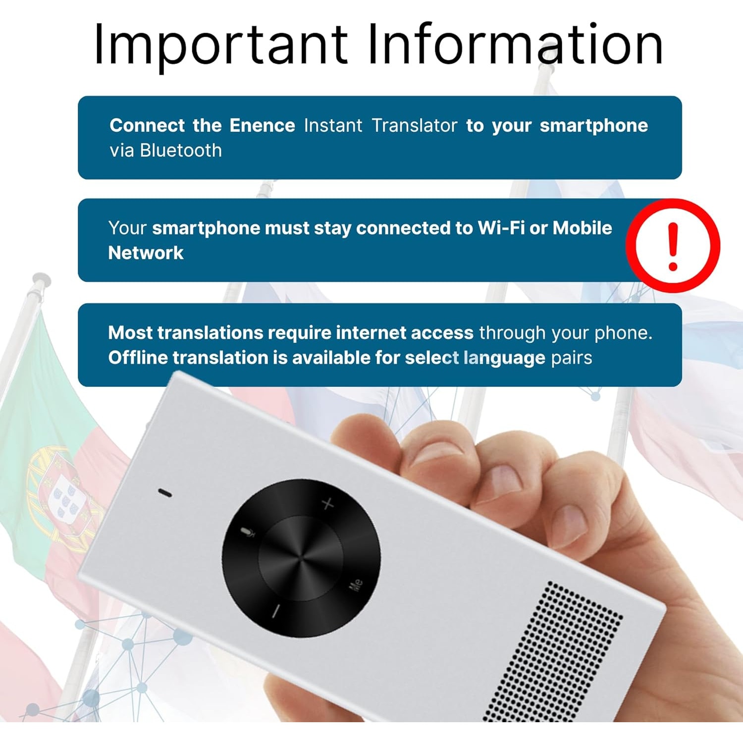 Enence Instant Translator Original, Muama Translator, traducator