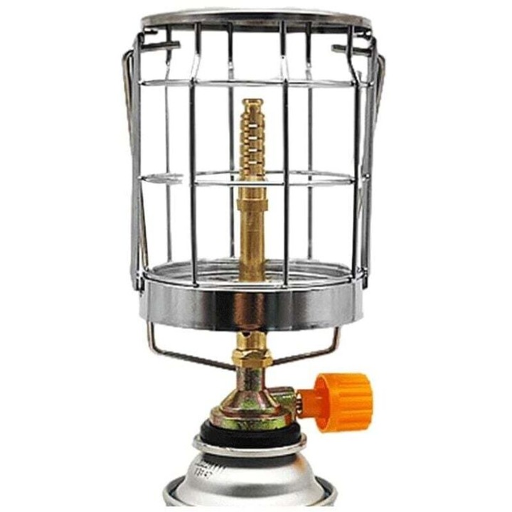 Lampa camping cu propan, cupru, rezistenta la temperatura, sticla protejata, medie, usoara