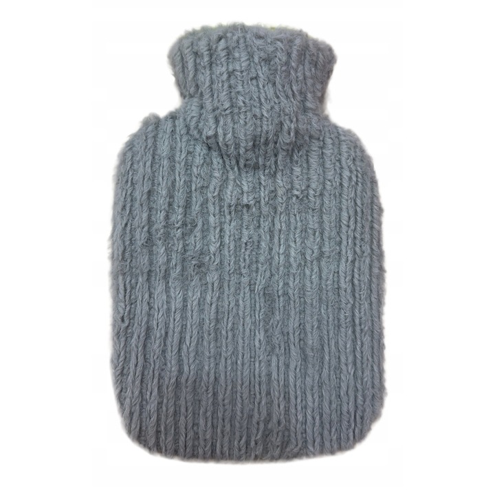 Termofor cu husa plusata TEKAN, 1L, Gri