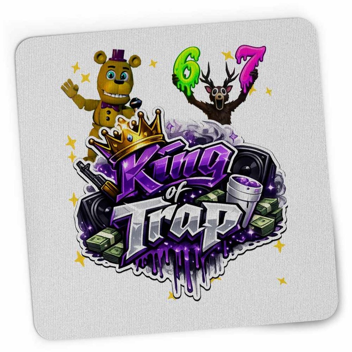 Mousepad Future King Trap, 21x19cm