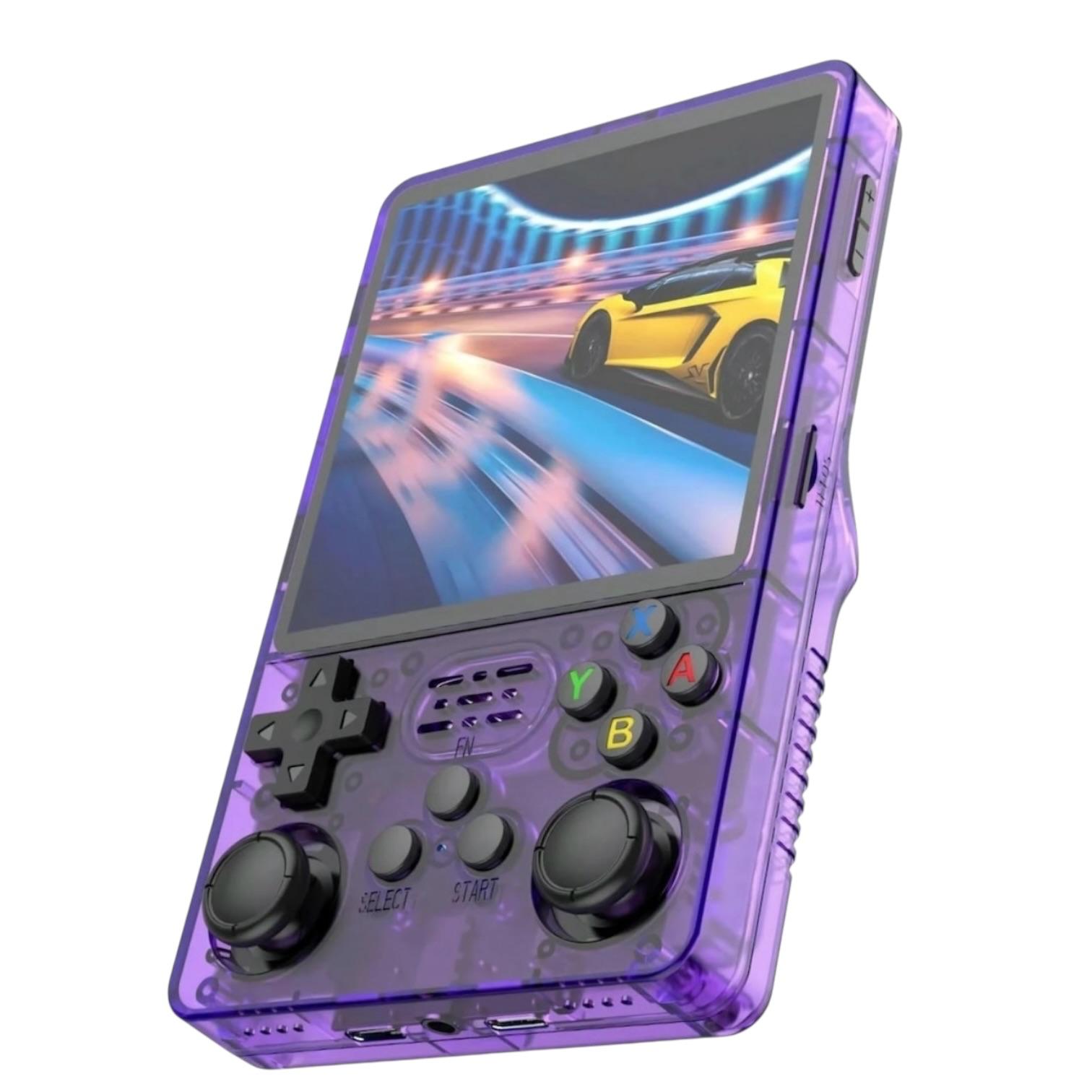 Consola De Jocuri Portabila Retro, Ecran IPS 3.5 Inch, 15000 Jocuri, 512 GB, Mov