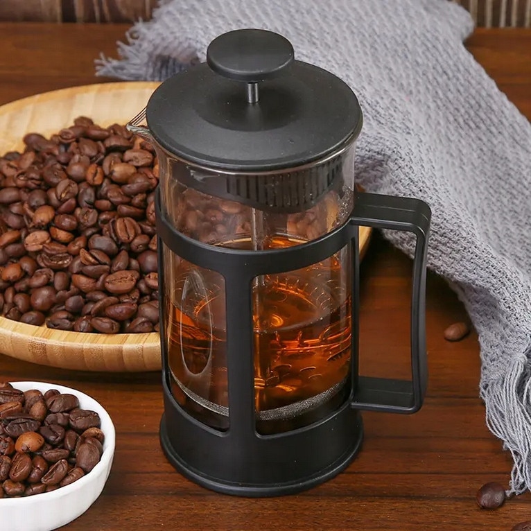 Zaparzacz French Press Tekan 1L sticla negru ergonomic