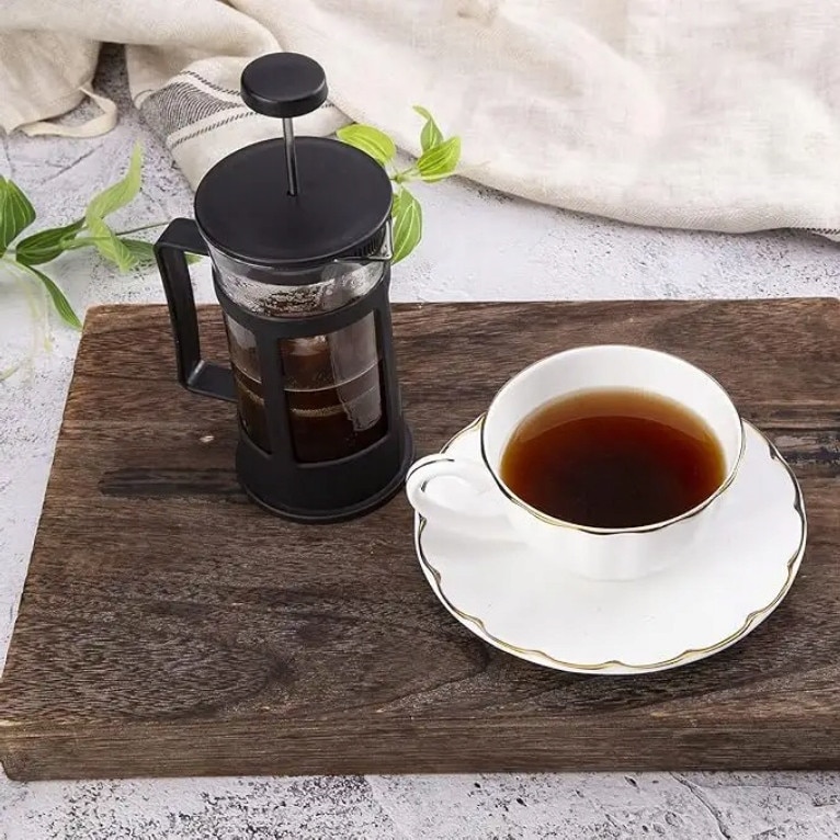 Zaparzacz French Press Tekan 1L sticla negru ergonomic