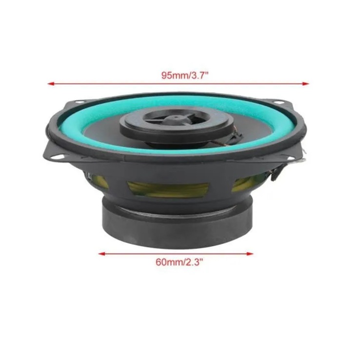 Autó hangszóró tweeter 4 inch 100W fekete