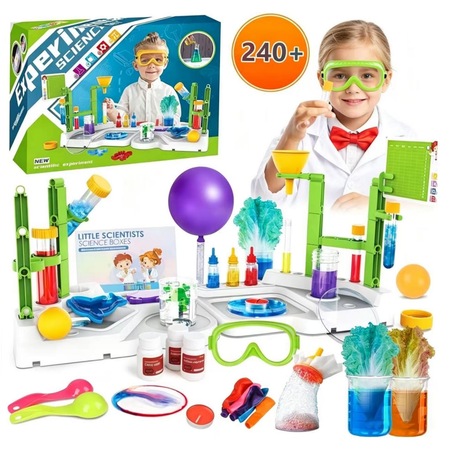 Set de joaca educativ stiinta pentru copii wacorresi®, cu masa de experimente