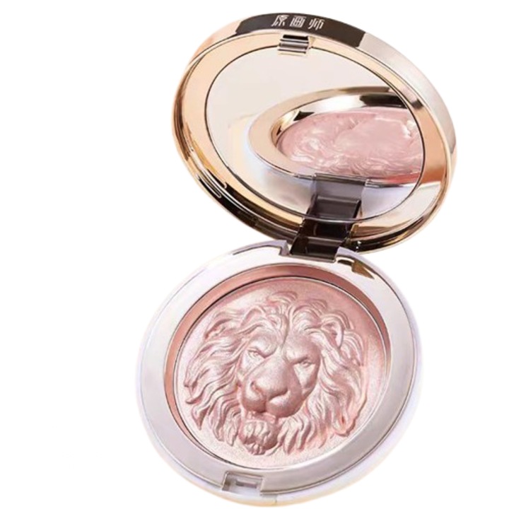Original Artist Lion Embossed Mineral Highlighter #03 Pink 11.5g