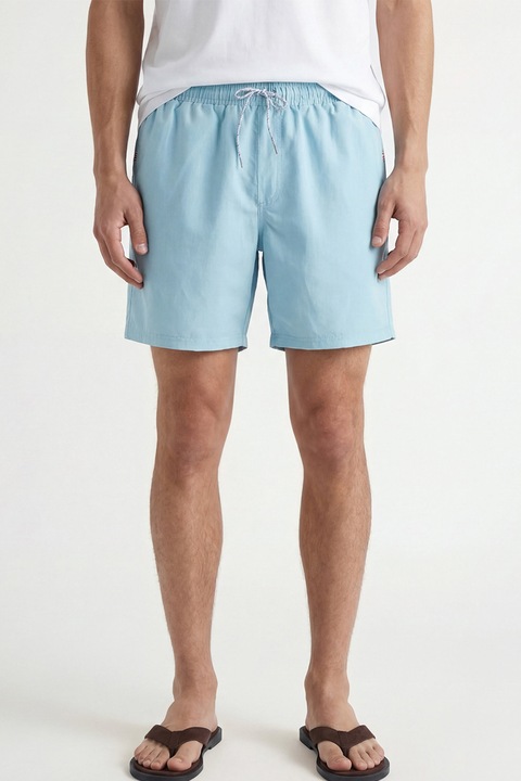 LC WAIKIKI, Pantaloni scurti de baie cu buzunare oblice, Albastru glaciar